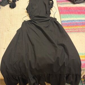 Elegant Black Sleeveless Dress